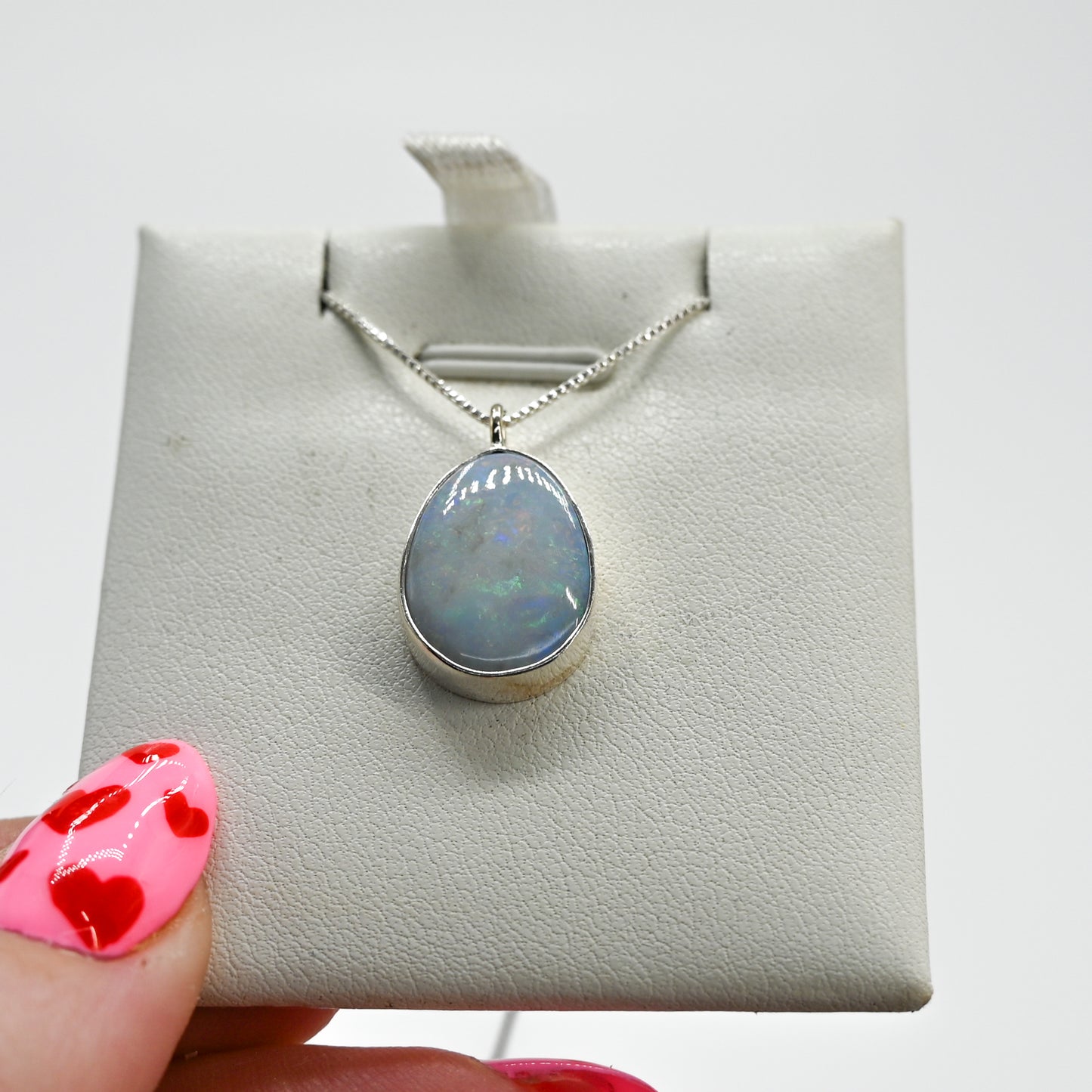Australian opal necklace