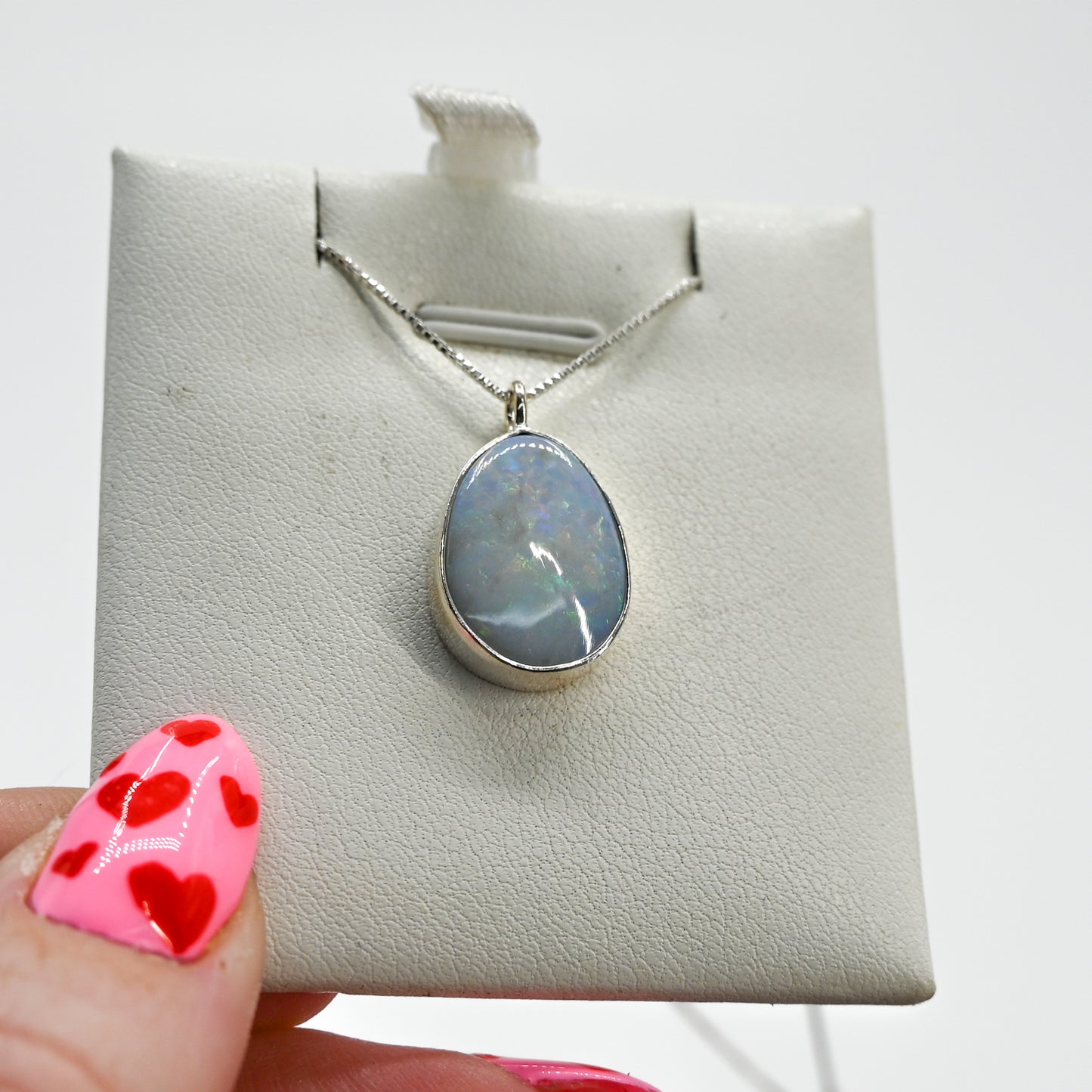Australian opal necklace