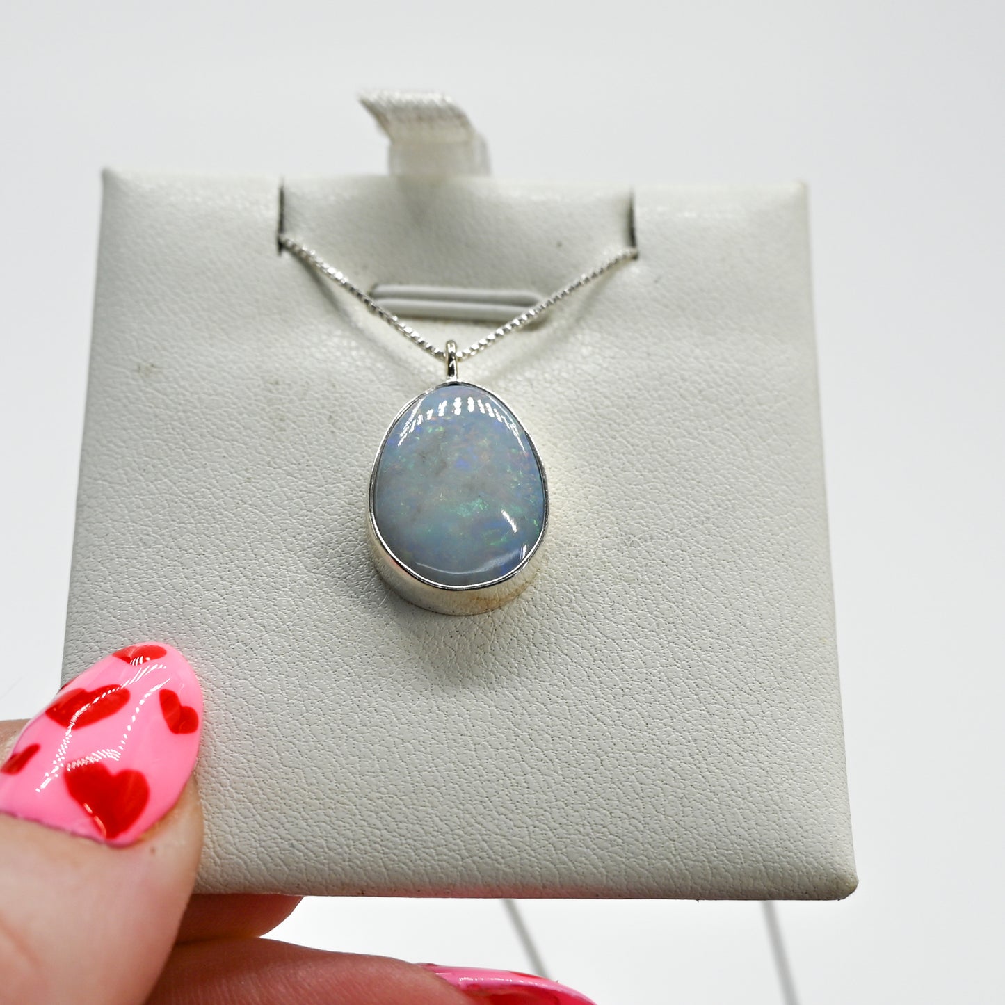Australian opal necklace