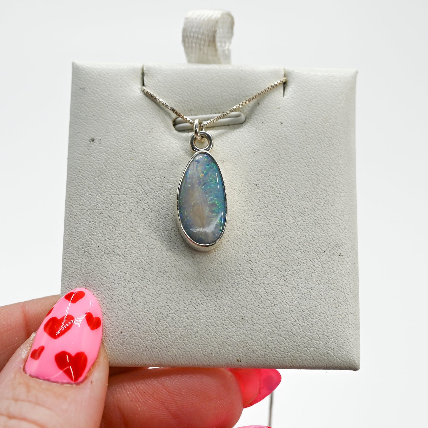 Australian opal necklace