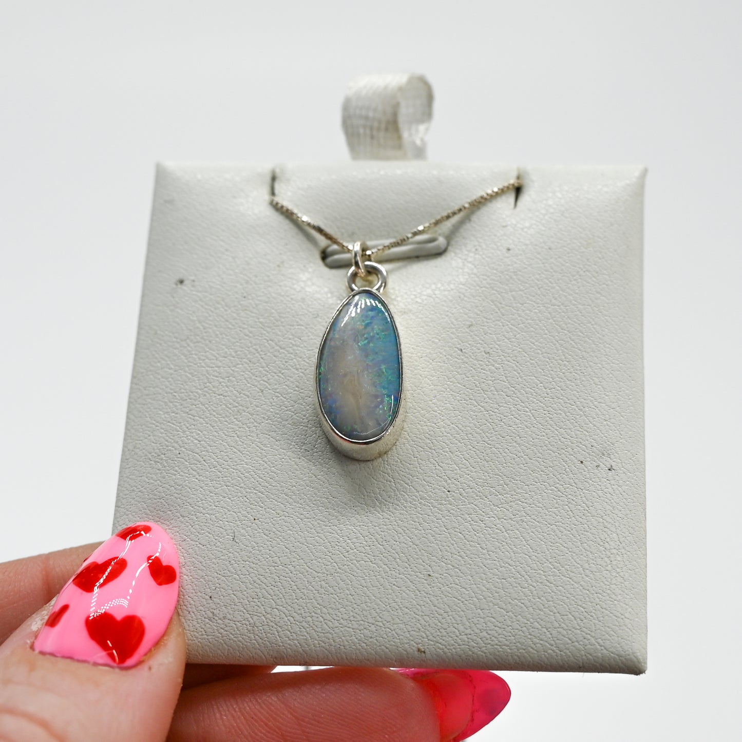 Australian opal necklace