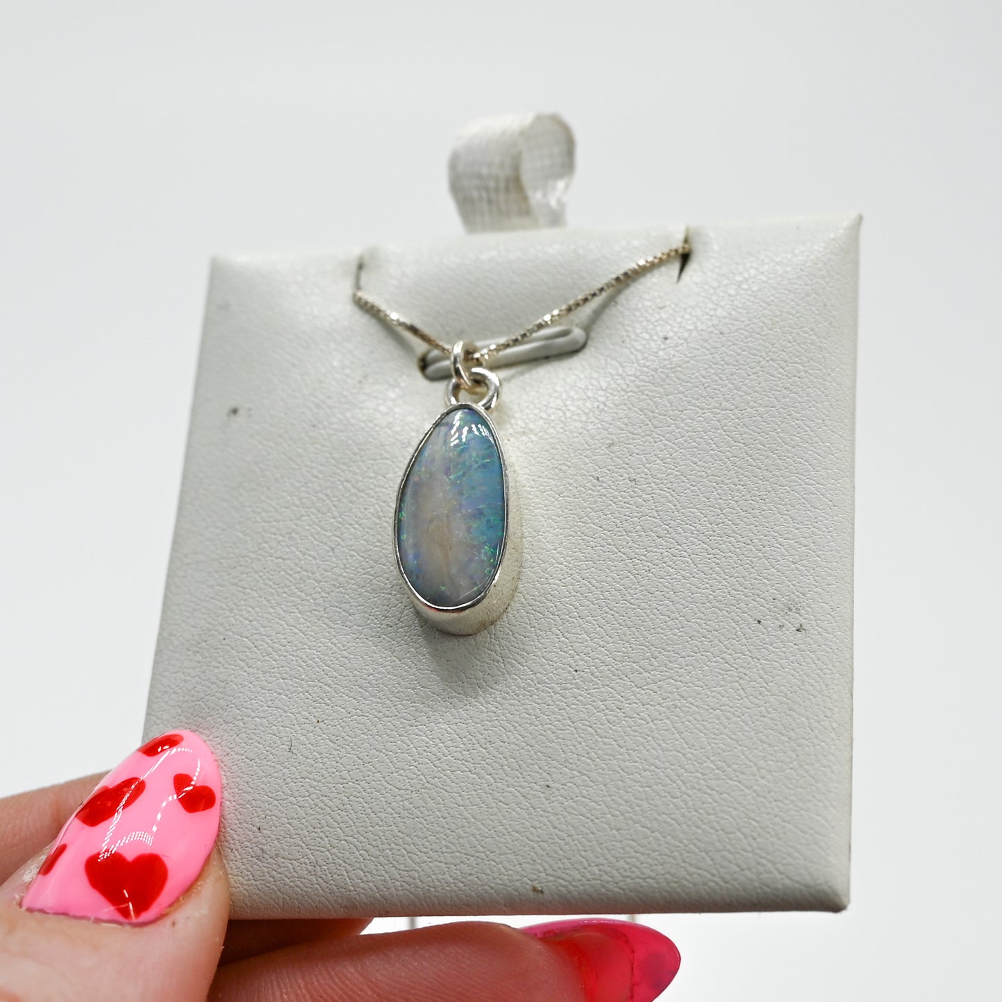 Australian opal necklace