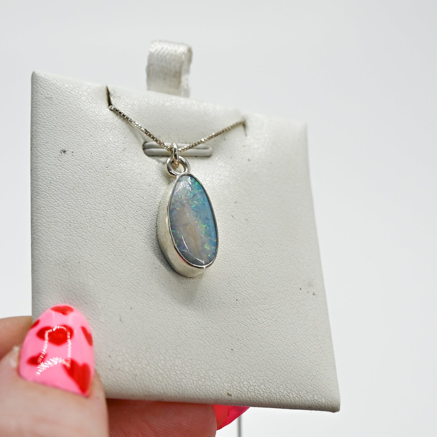 Australian opal necklace