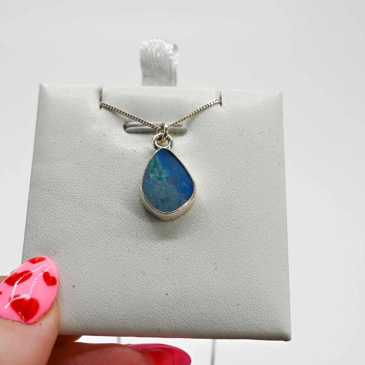 Australian opal necklace