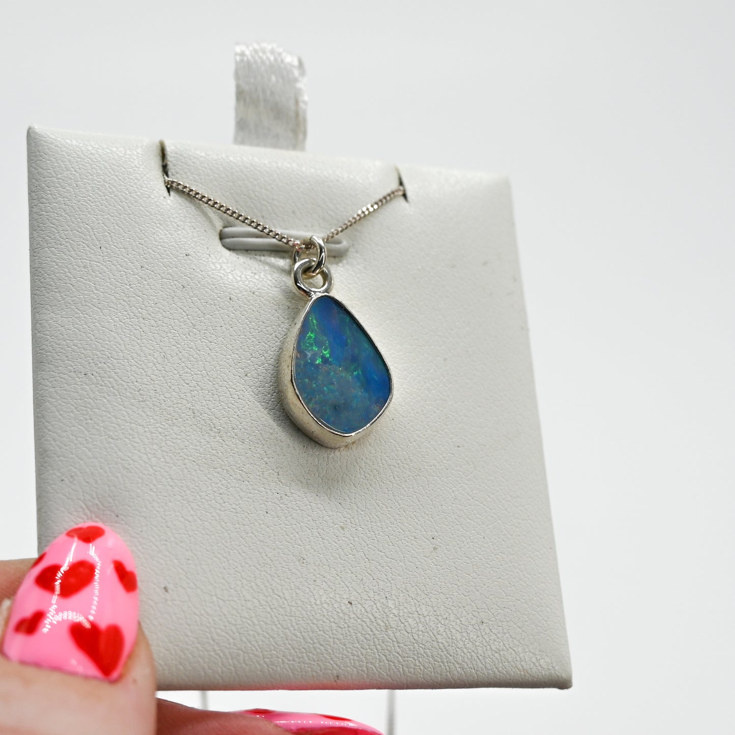 Australian opal necklace