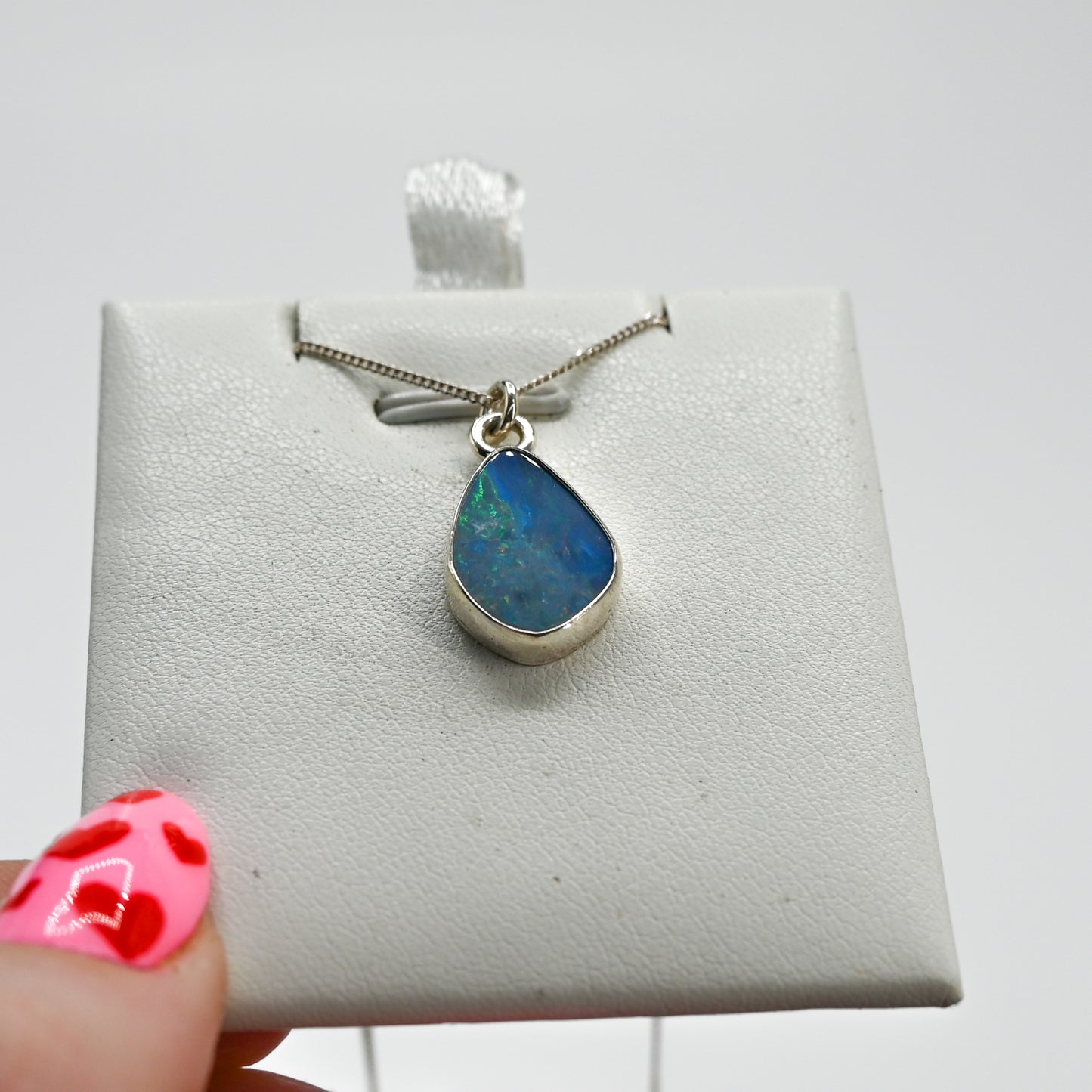 Australian opal necklace