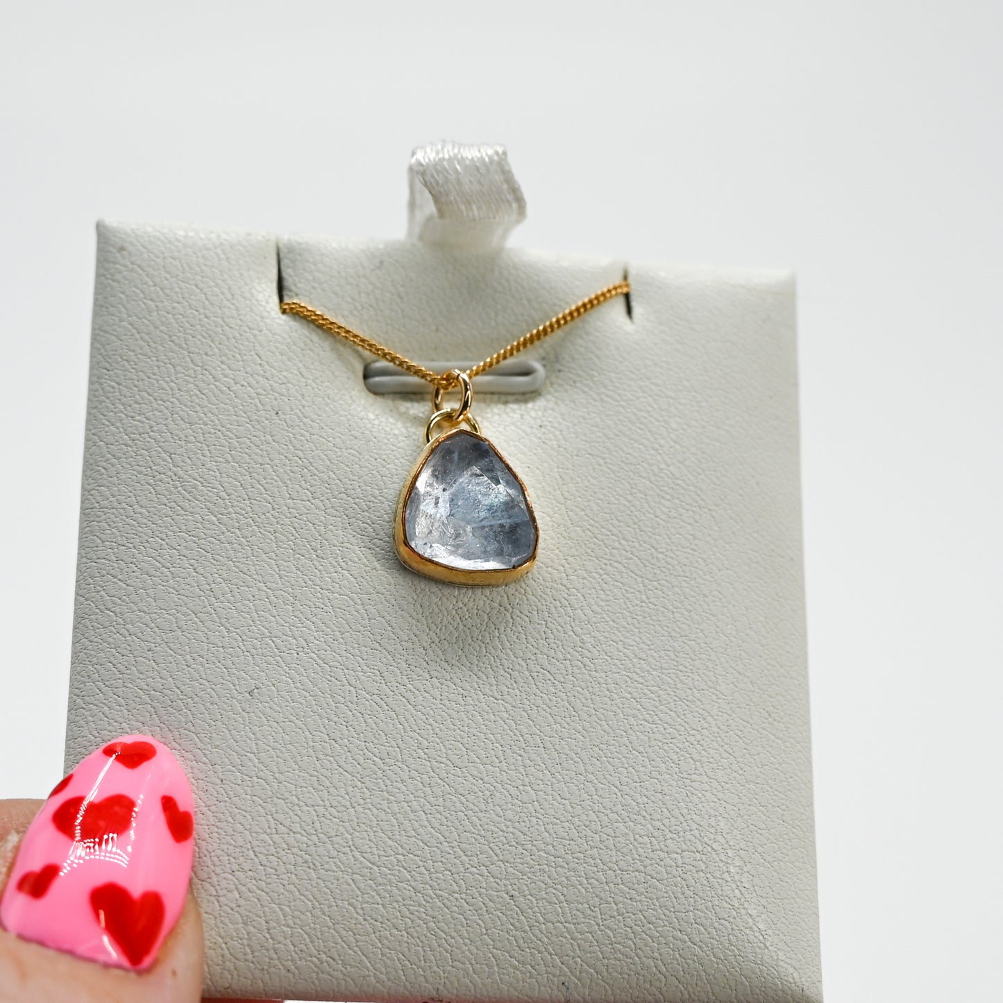 Gold fill rose cut beryl