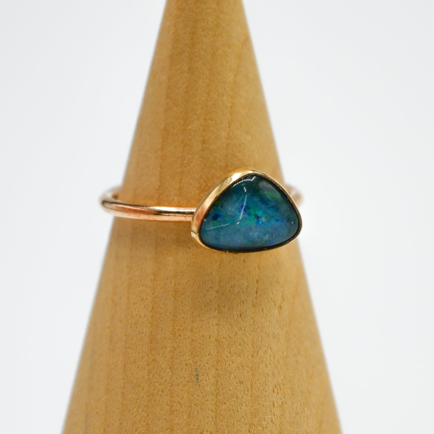 Gold fill Australian opal size 7.25
