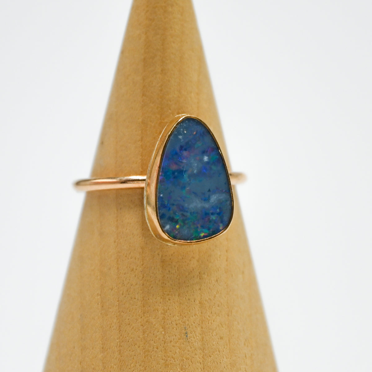 Gold fill Australian opal size 7.25