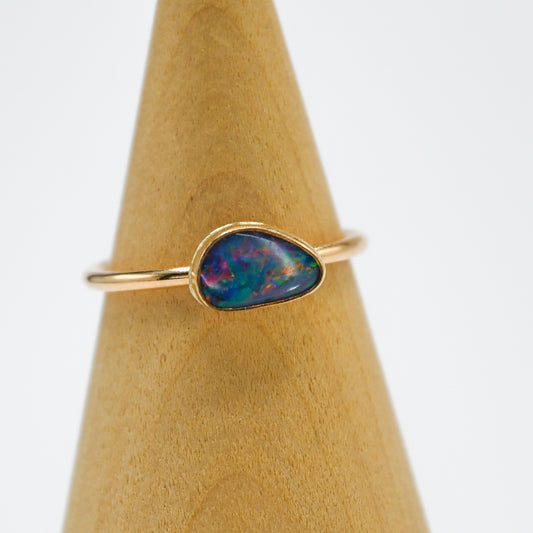 Gold fill Australian opal size 9.75