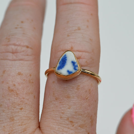 Gold fill sea pottery size 8
