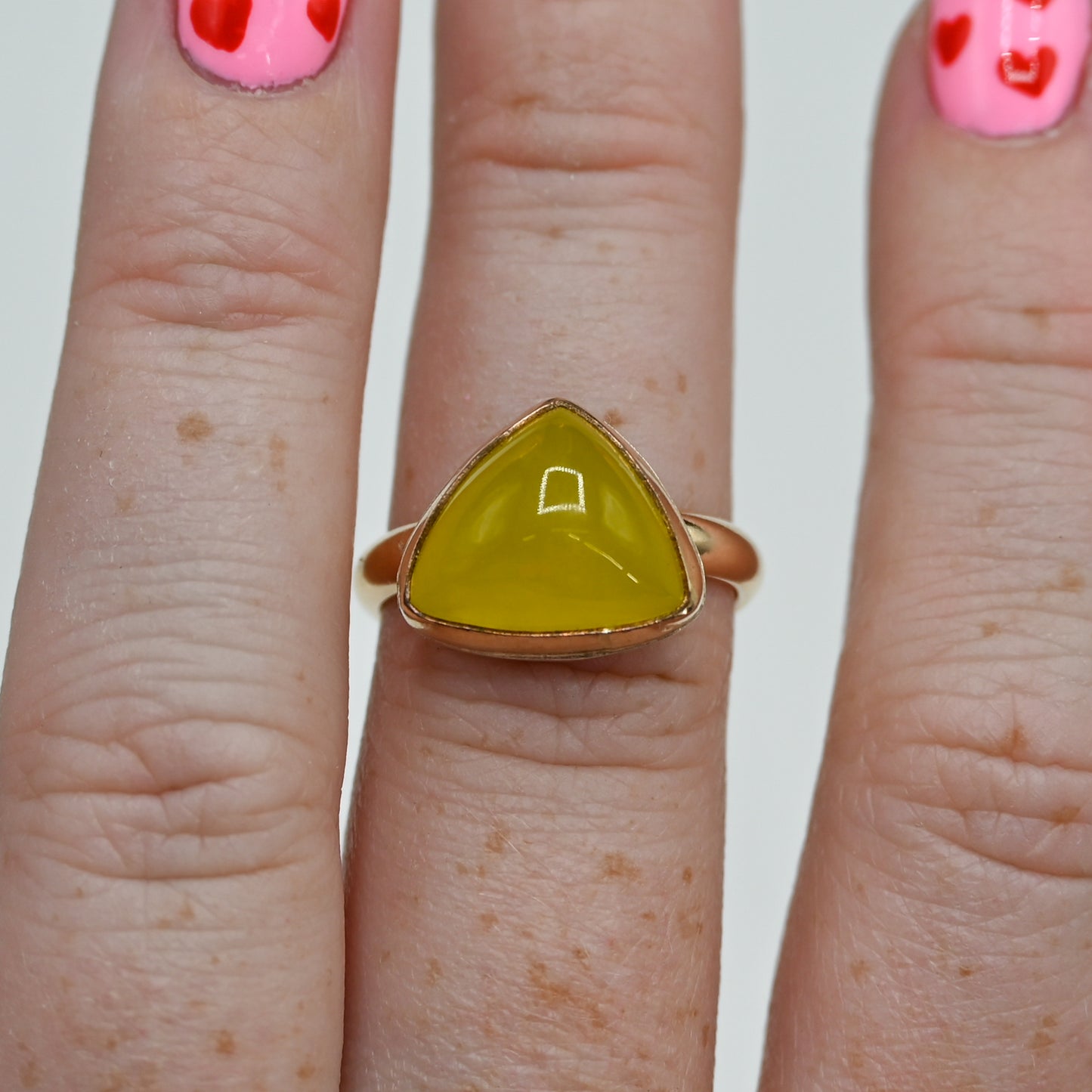 Gold fill large vesuvianite size 7