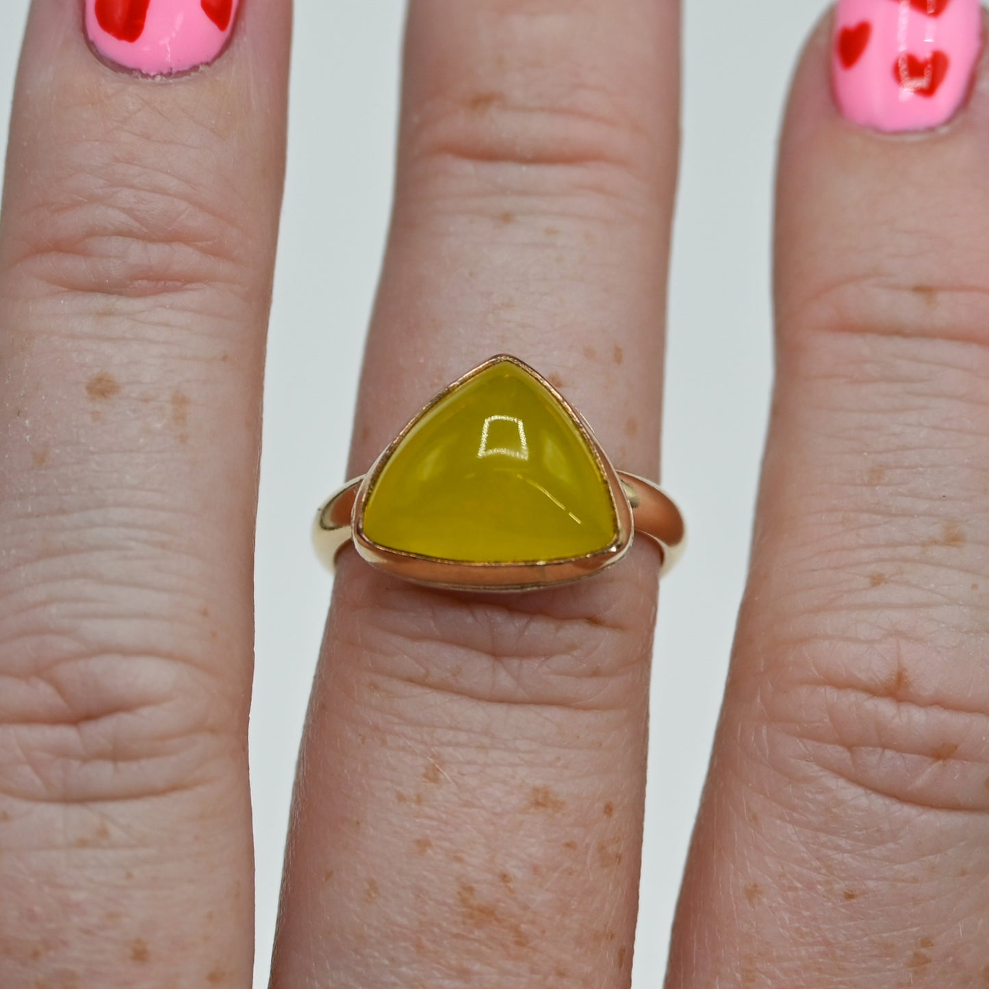 Gold fill large vesuvianite size 7