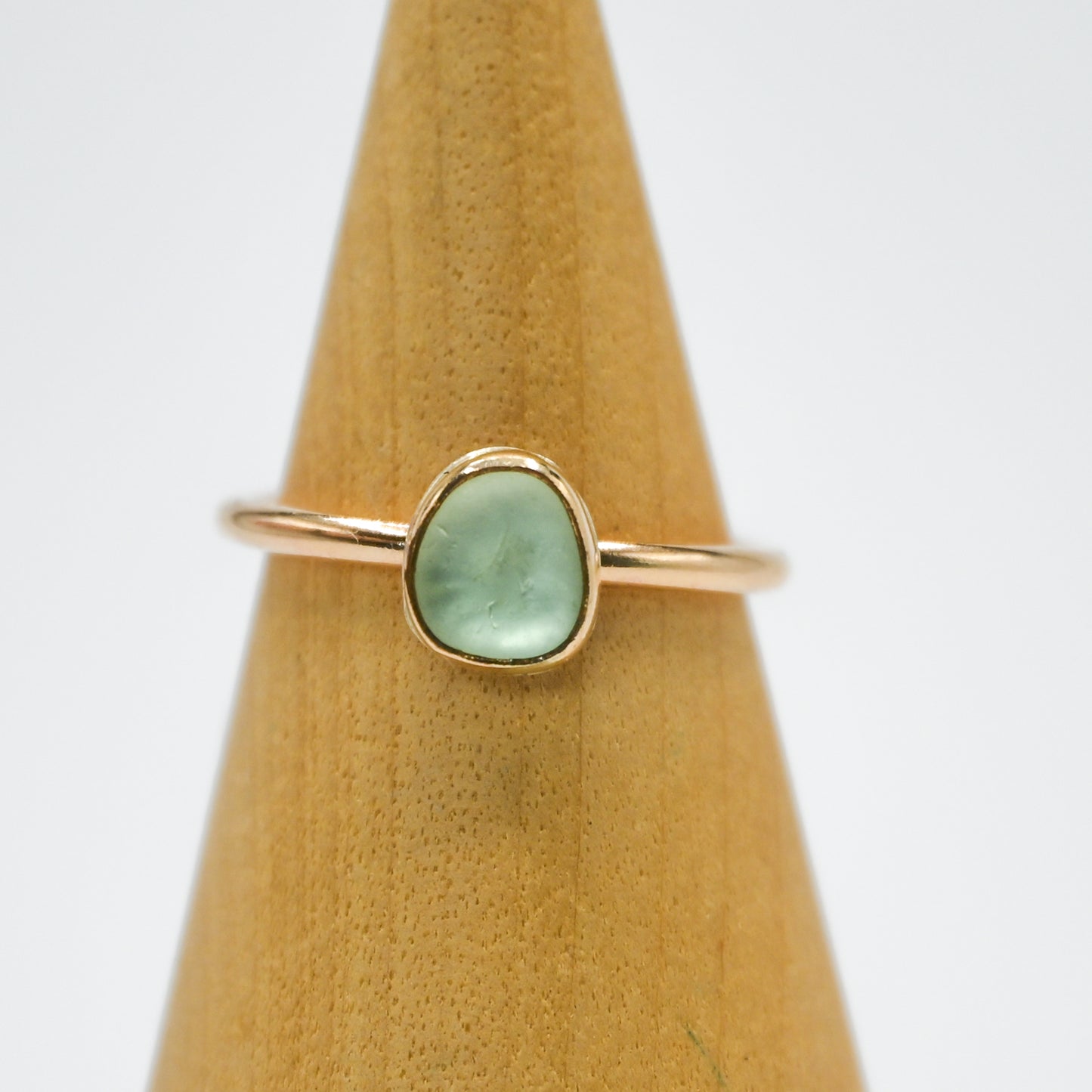 Gold fill UV sea glass size 5.5