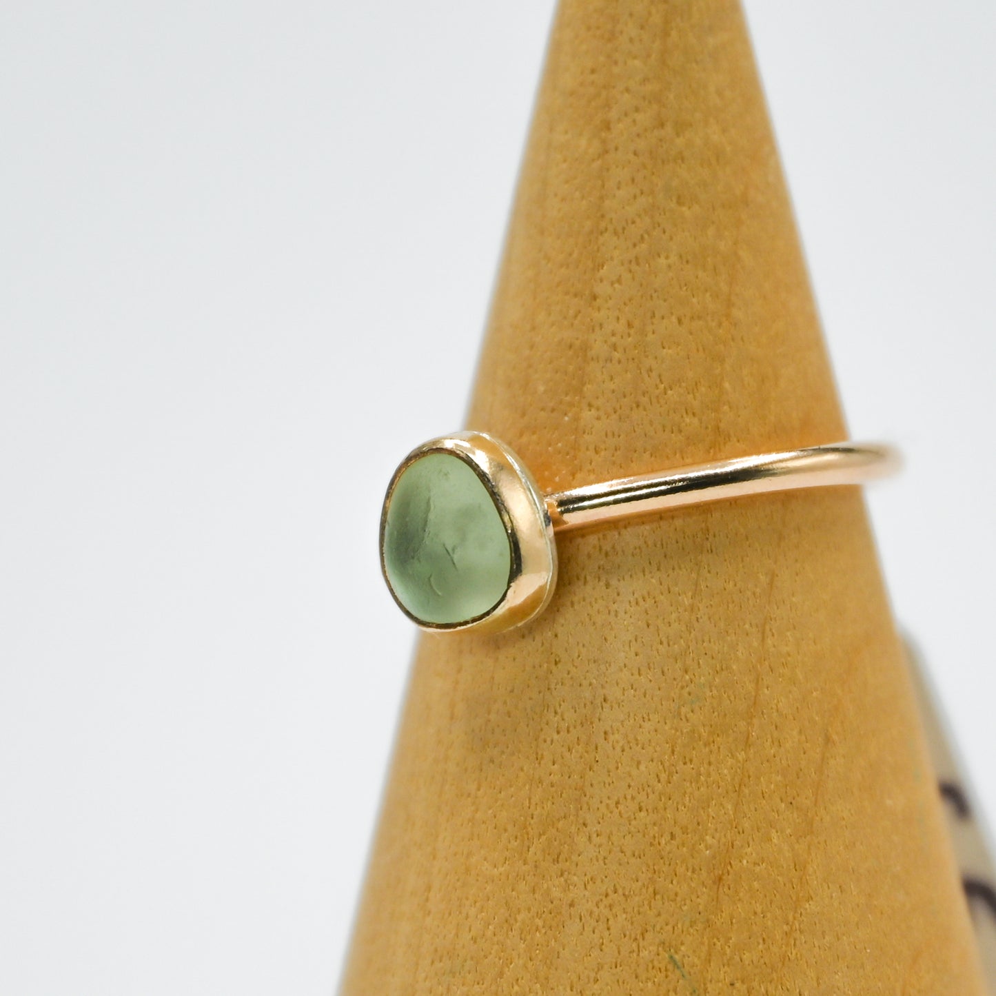 Gold fill UV sea glass size 5.5