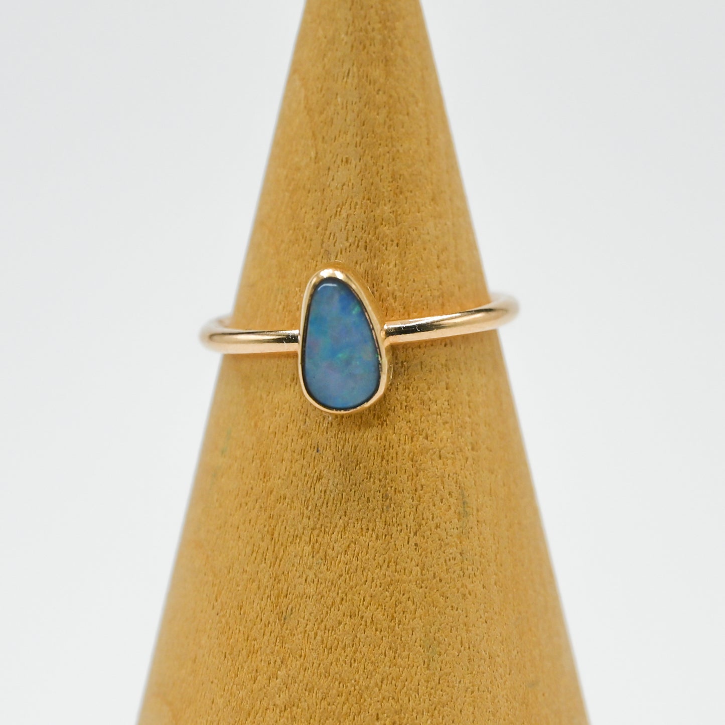 Gold fill Australian opal size 6.5