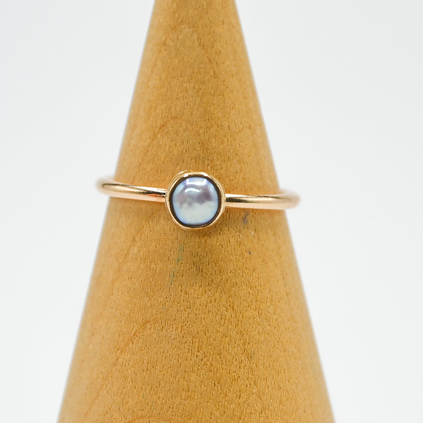 Gold fill keshi pearl size 7.5