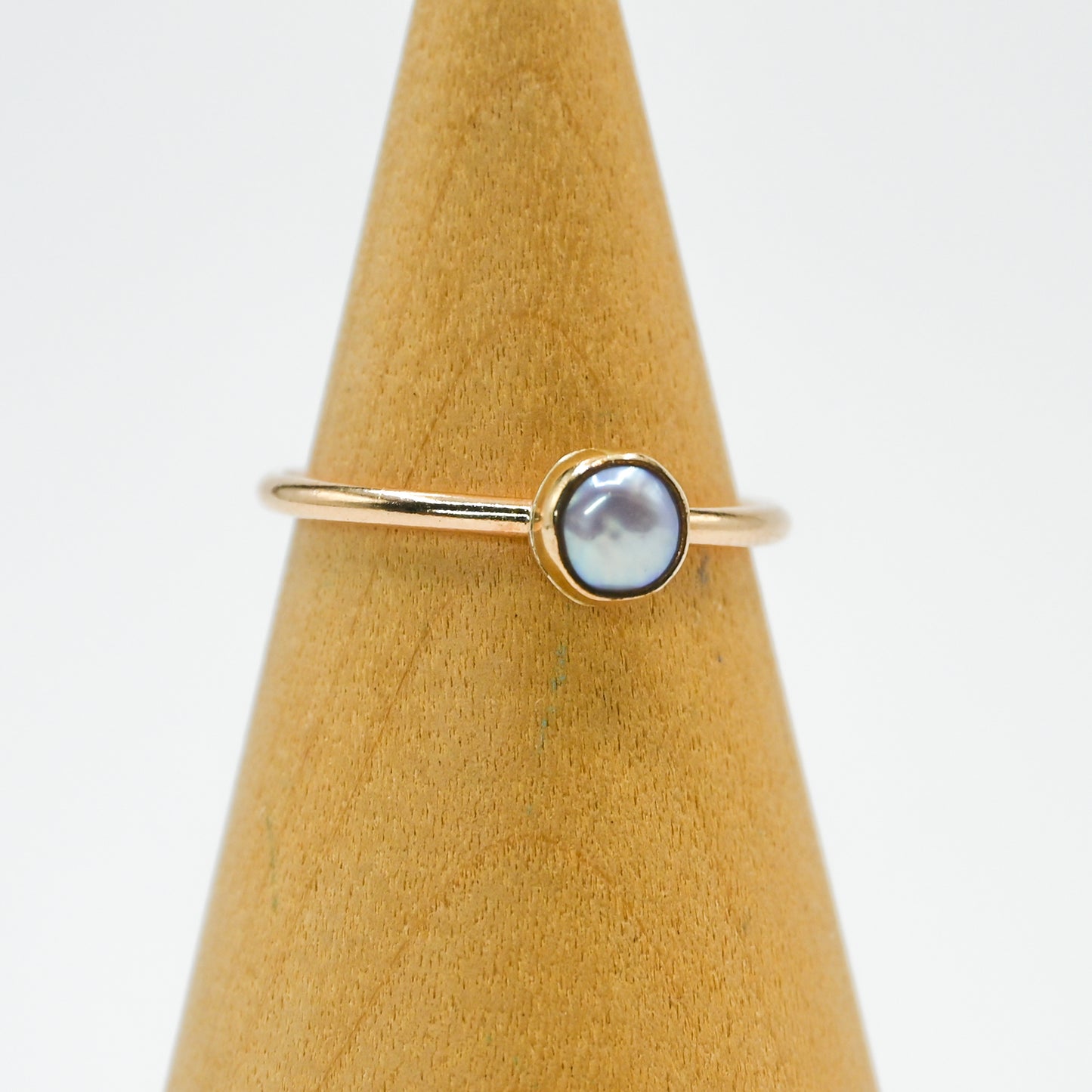 Gold fill keshi pearl size 7.5