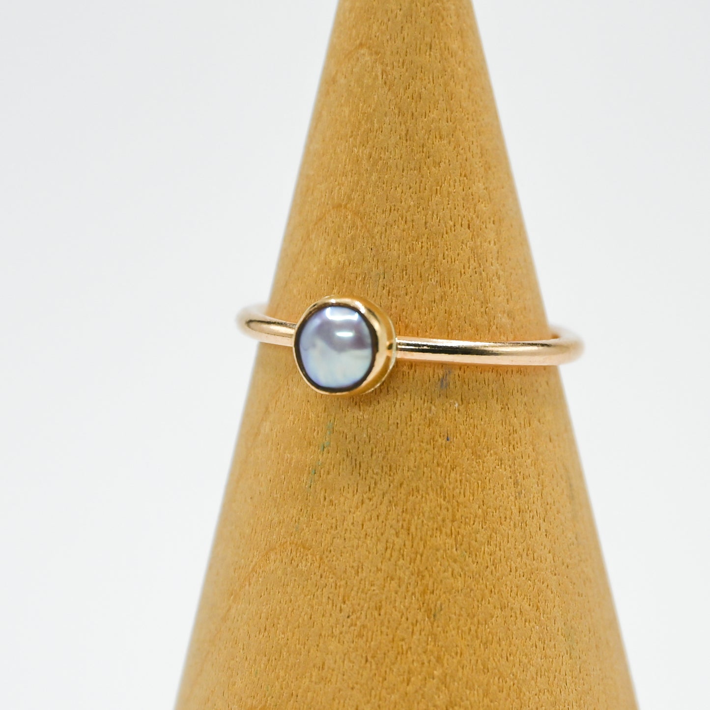 Gold fill keshi pearl size 7.5