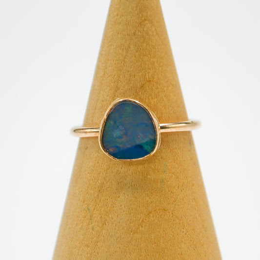 Gold fill Australian opal size 7.5