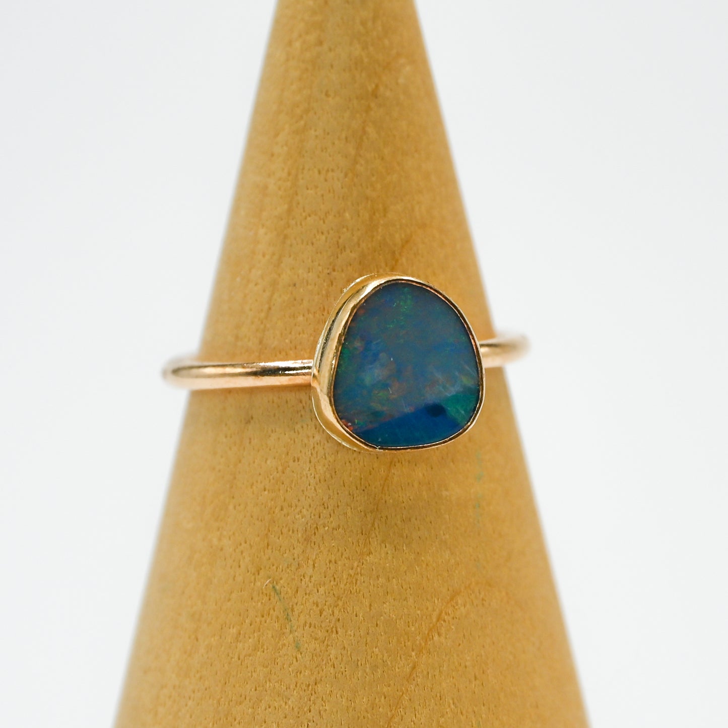 Gold fill Australian opal size 7.5