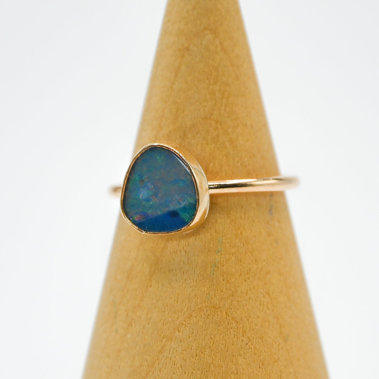 Gold fill Australian opal size 7.5