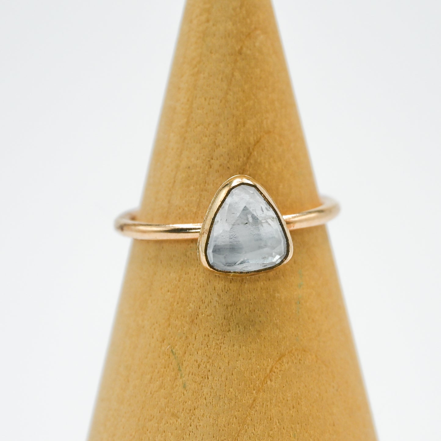 Gold fill rose cut beryl size 7.5