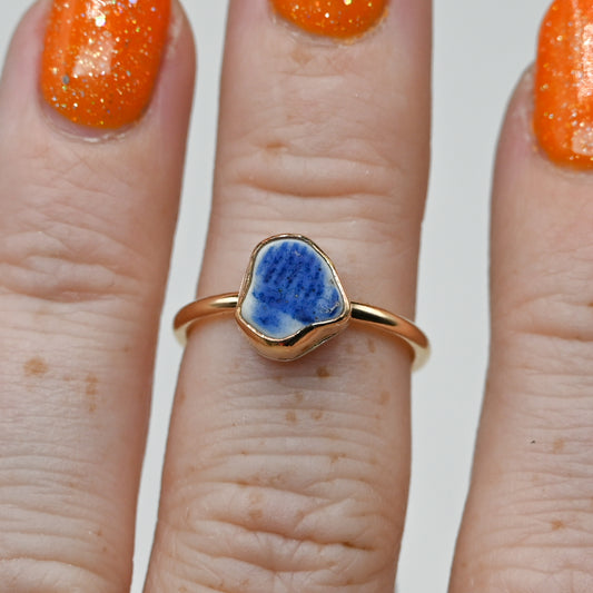 Gold fill sea pottery size 5.5