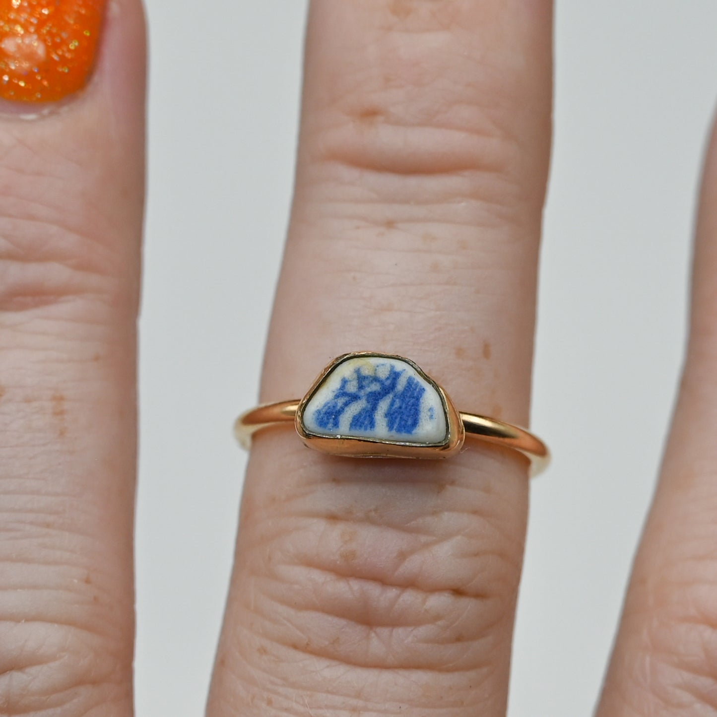 Gold fill sea pottery size 6.5