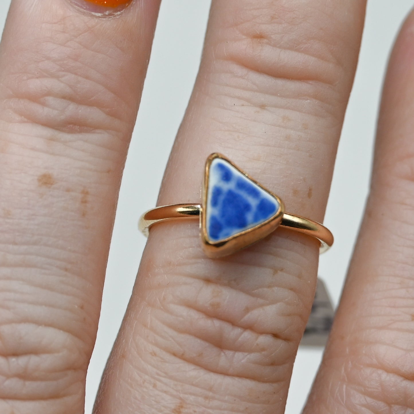 Gold fill sea pottery size 6.75