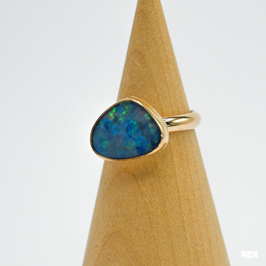 Gold fill Australian opal size 7.25