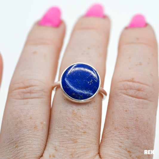 XL round lapis size 7.25