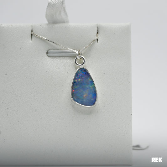 Australian opal necklace