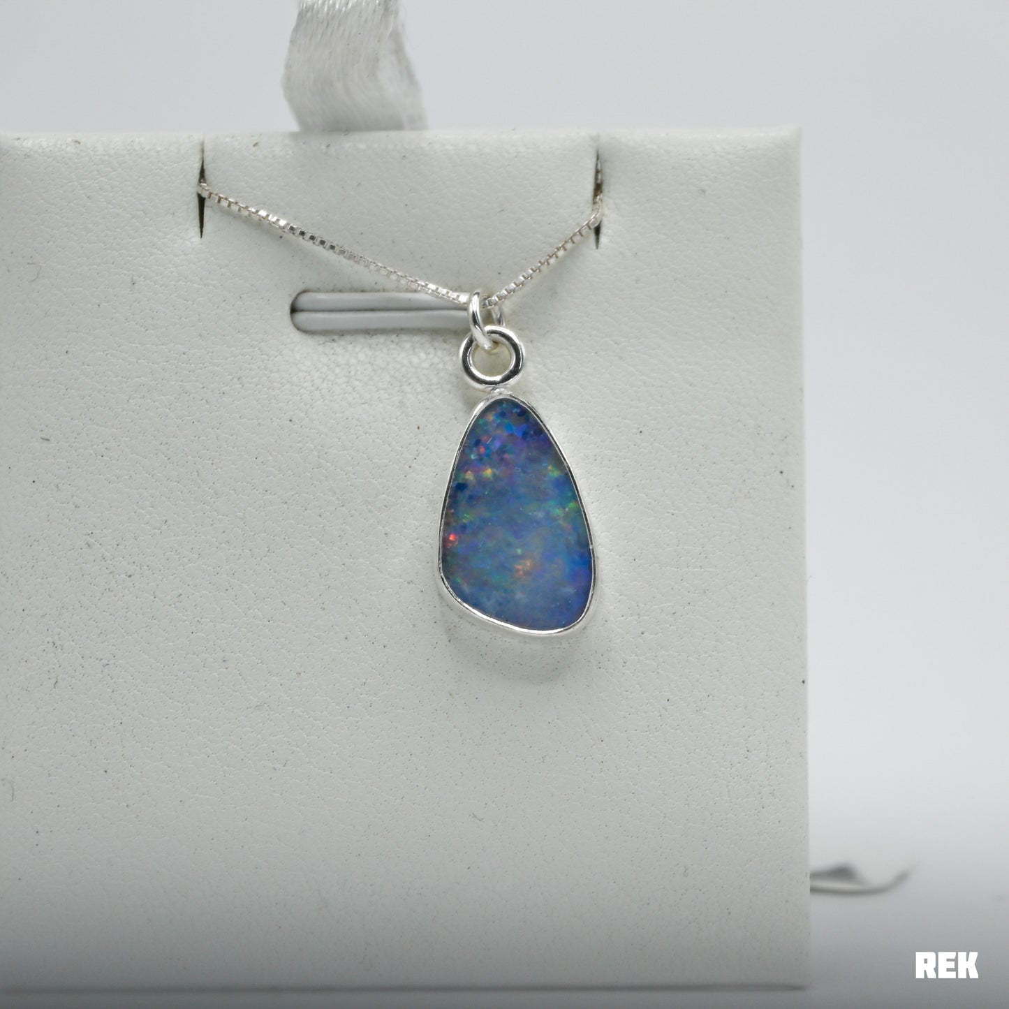 Australian opal necklace