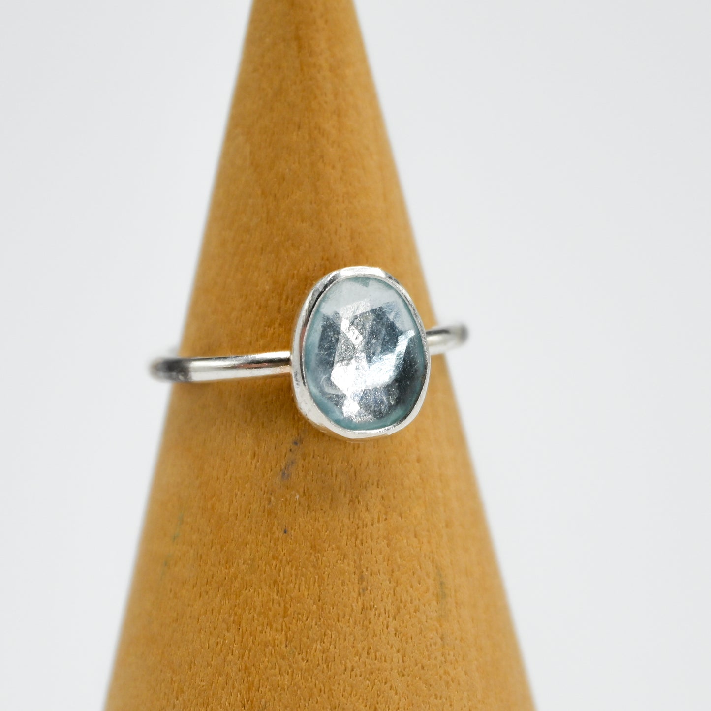 Rose cut aquamarine size 5