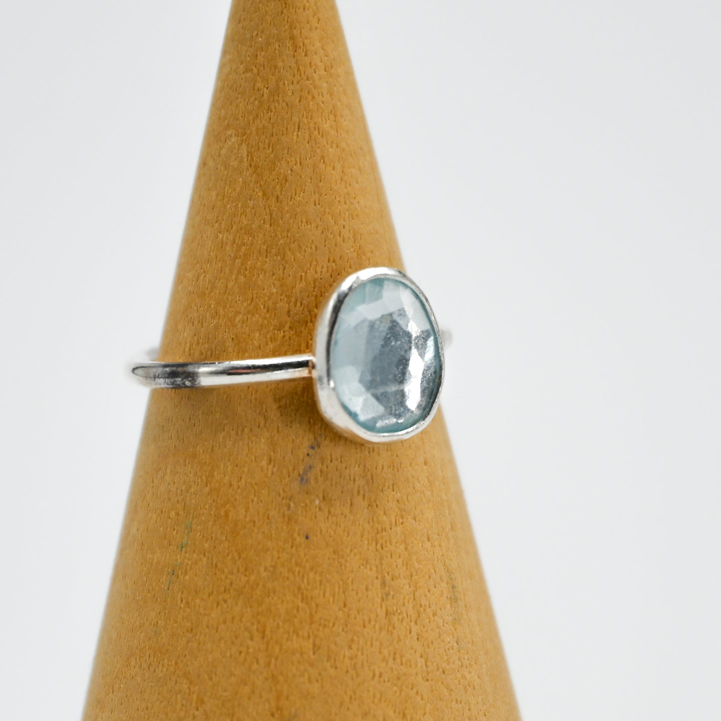 Rose cut aquamarine size 5