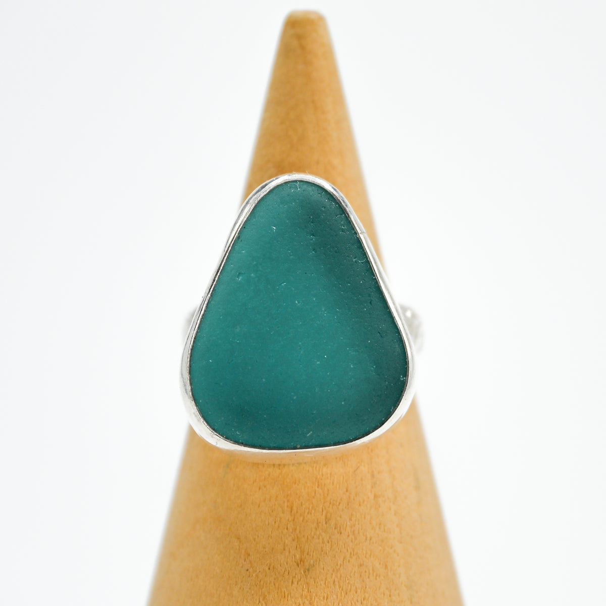 Xl aqua sea glass size 7