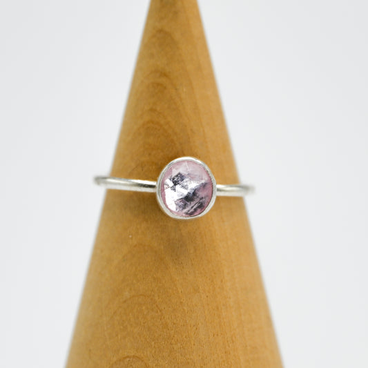 Rose cut morganite size 7