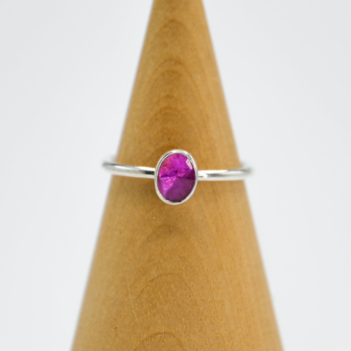 Rose cut ruby size 7