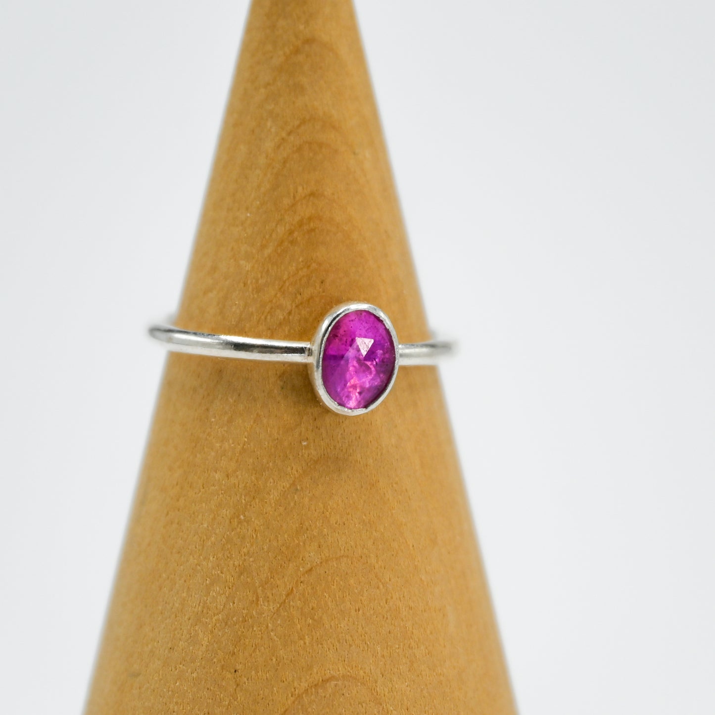 Rose cut ruby size 7
