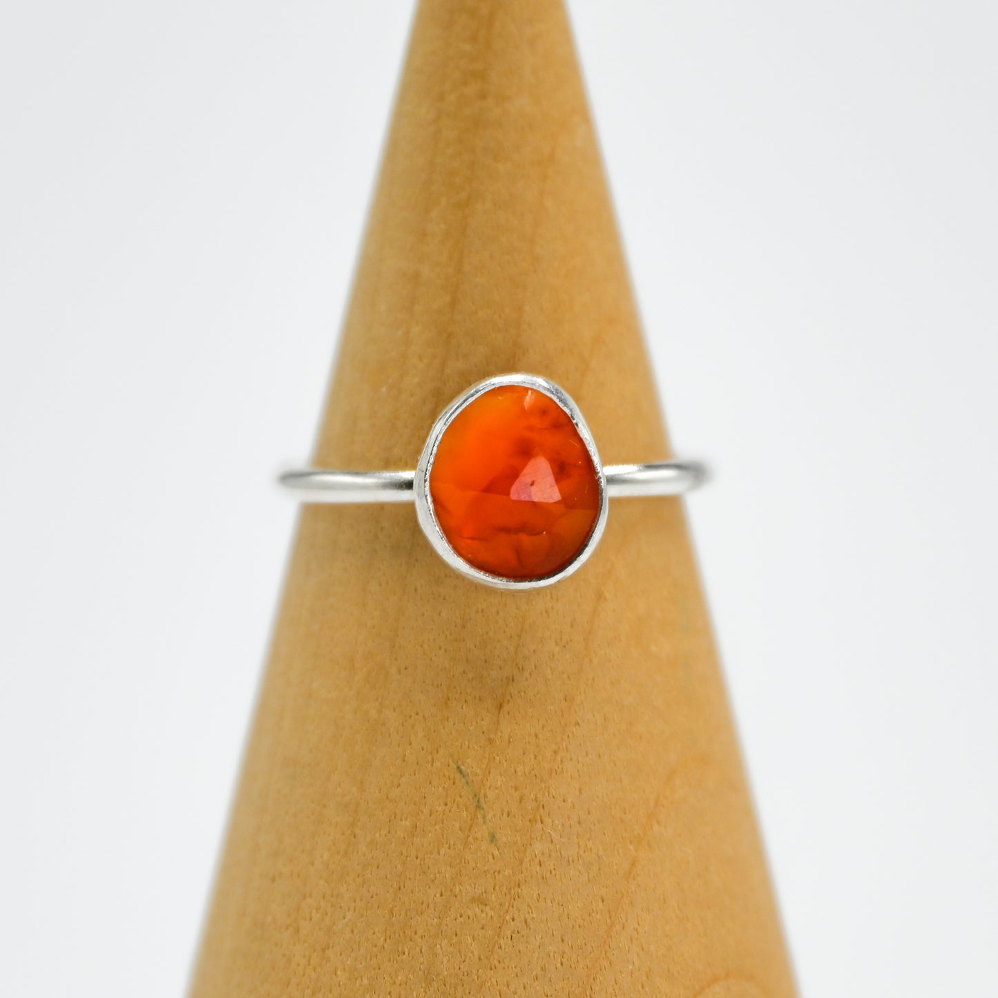 Rose cut carnelian size 7