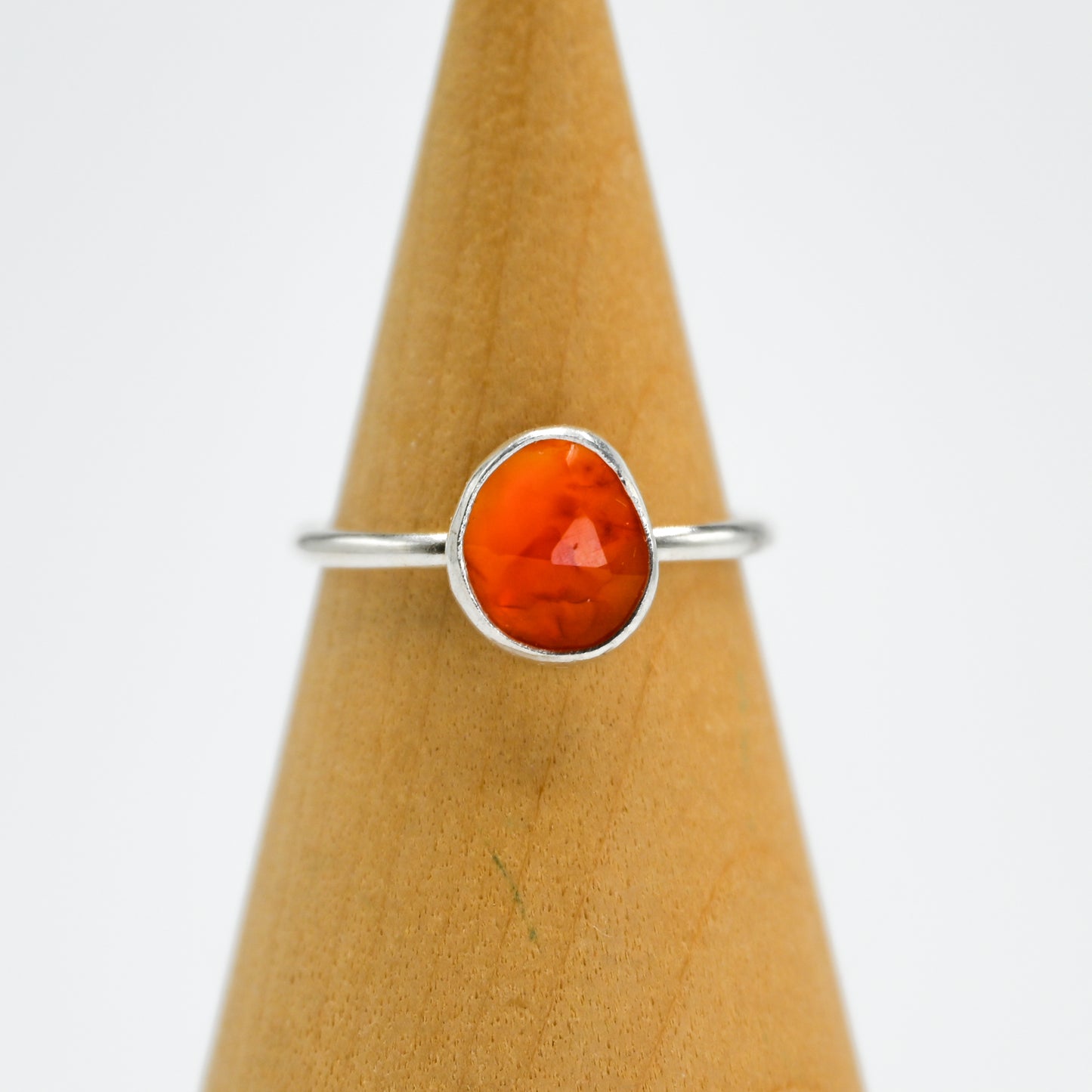 Rose cut carnelian size 7