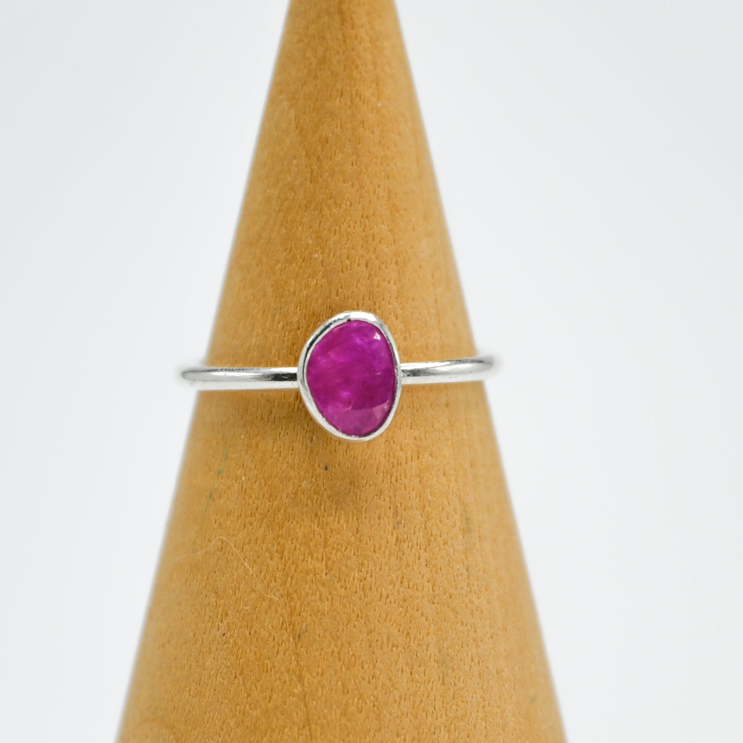 Rose cut ruby size 7.25
