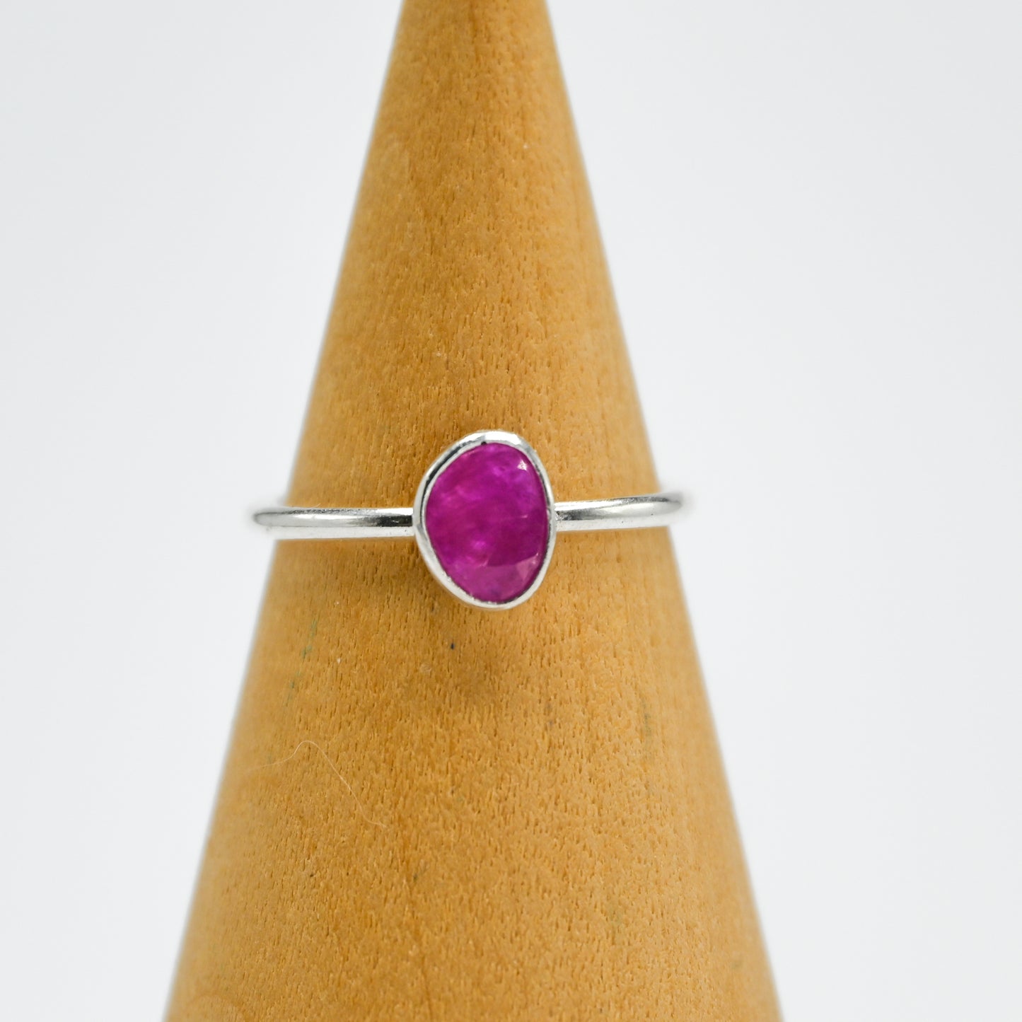 Rose cut ruby size 7.25