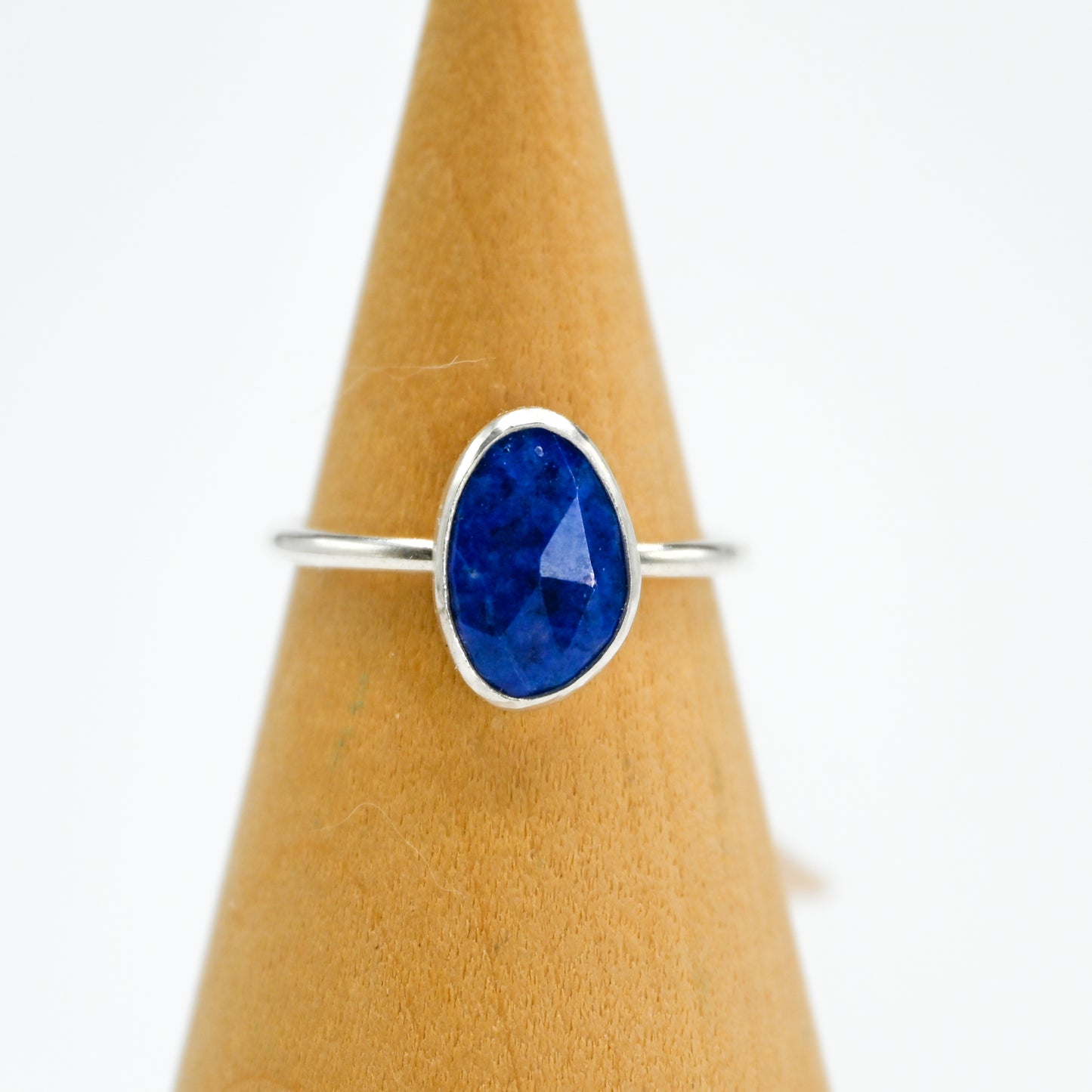 Rose cut lapis lazuli size 7.25