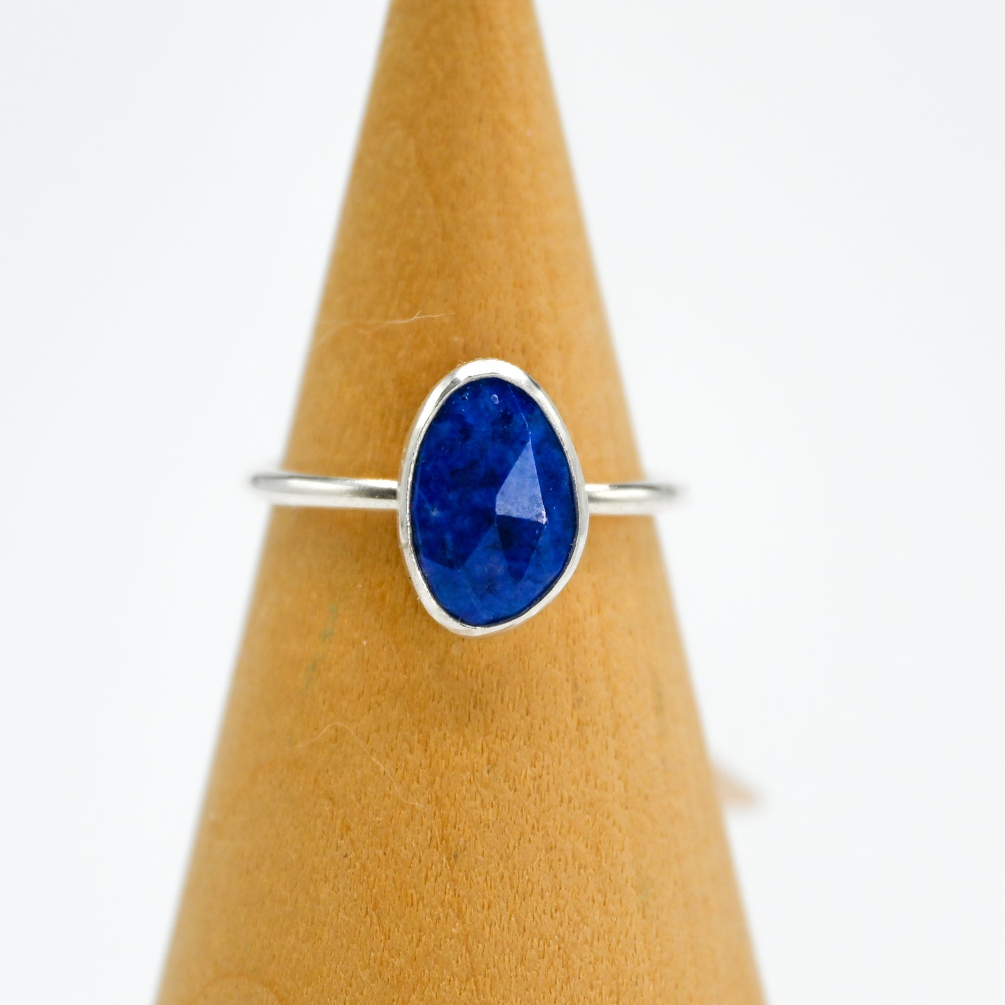 Rose cut lapis lazuli size 7.25