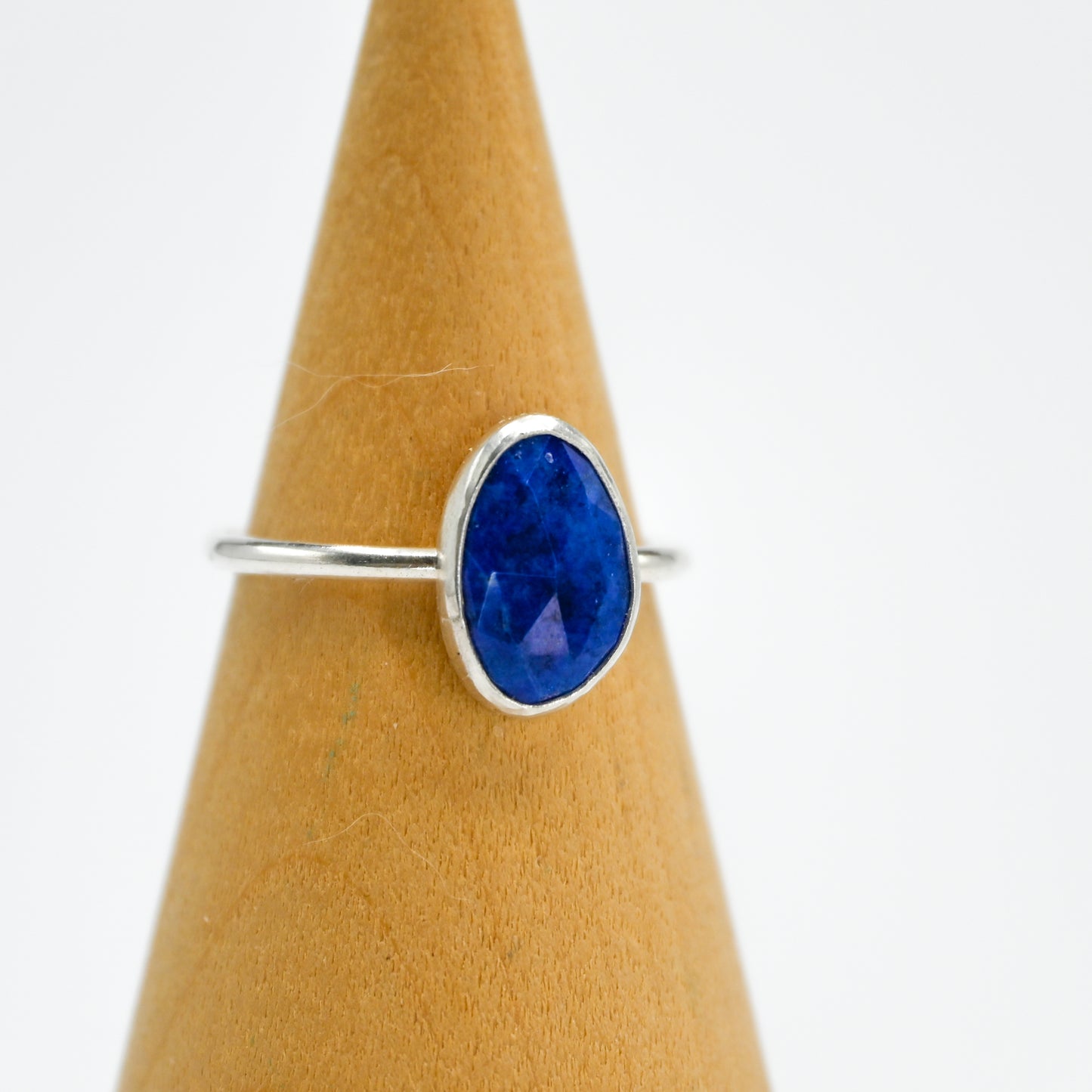 Rose cut lapis lazuli size 7.25