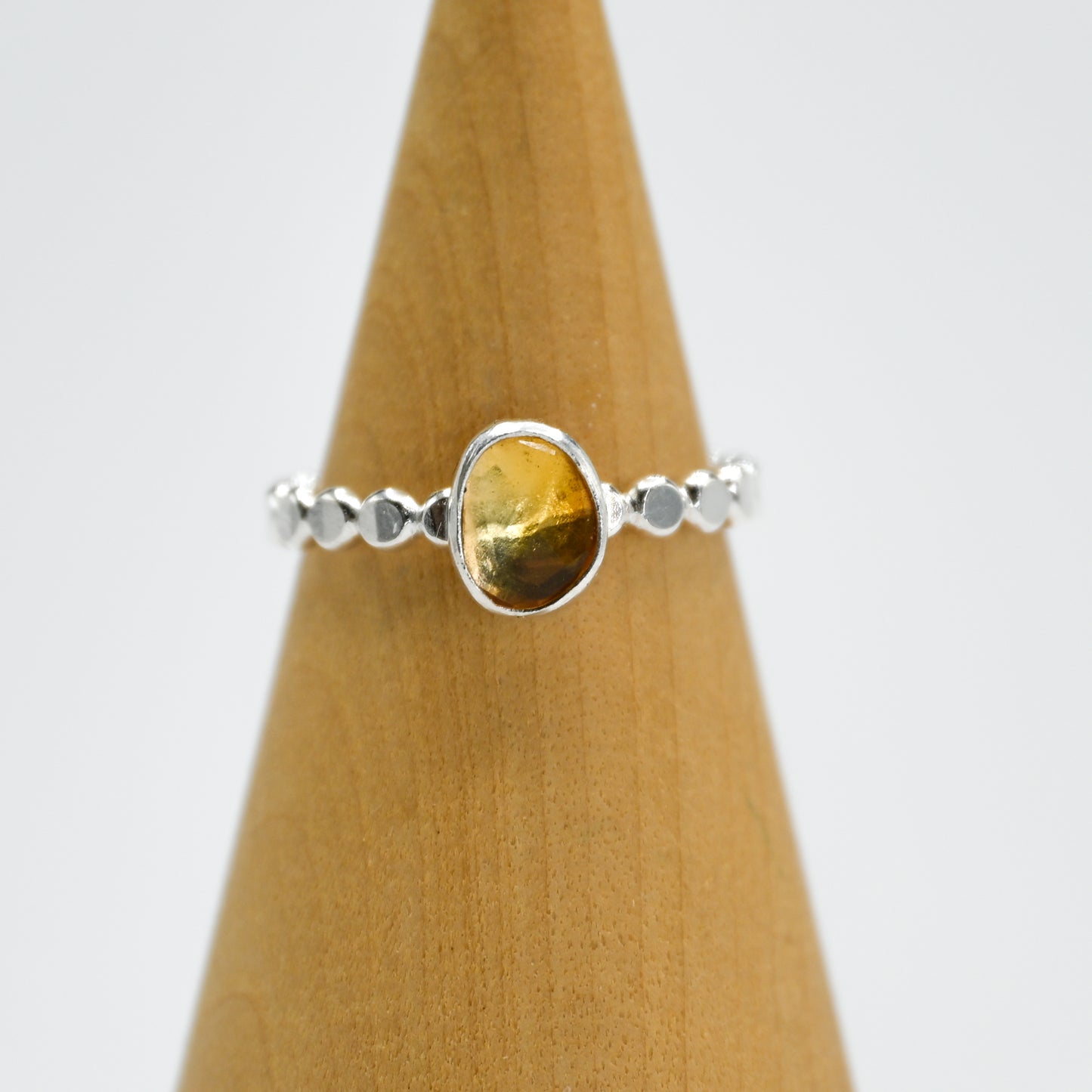 Rose cut citrine size 7.25