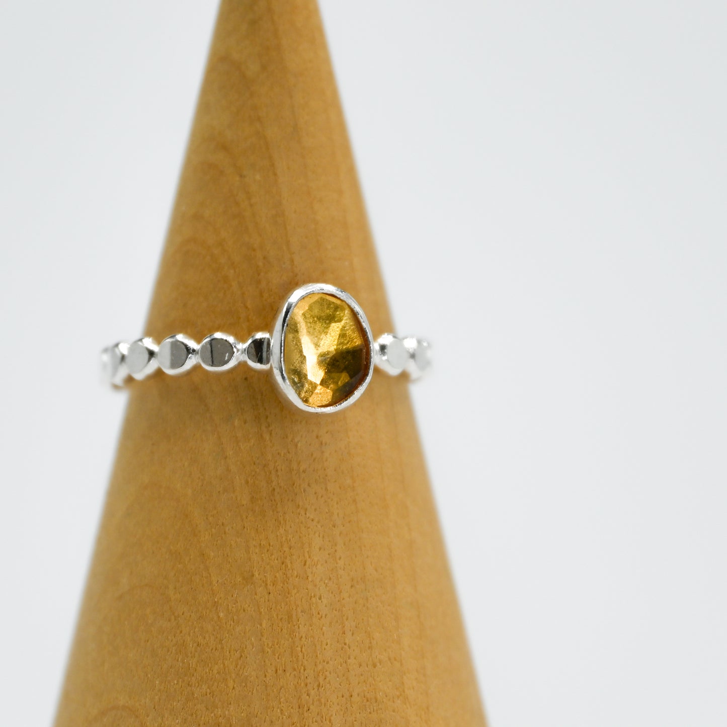 Rose cut citrine size 7.25
