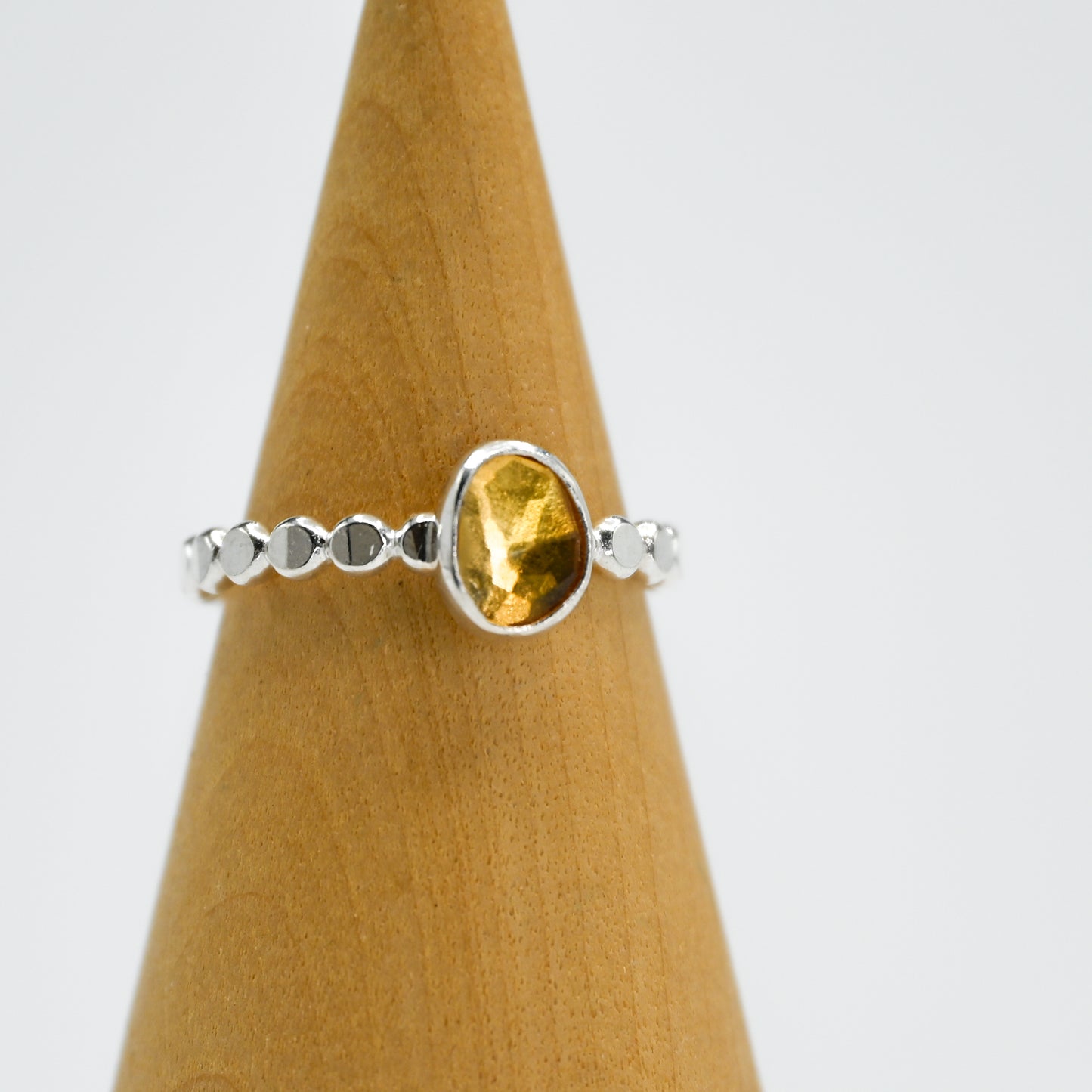 Rose cut citrine size 7.25
